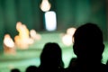 Theater audience Royalty Free Stock Photo