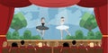 Theater ballet perfomance