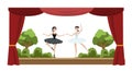 Theater ballet perfomance