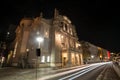 Theater bielefeld germany at night Royalty Free Stock Photo