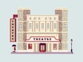 Theater building design flat