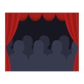 theater courtain show icon
