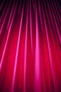 Theater curtain with dramatic lighting