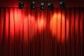 Theater curtain Royalty Free Stock Photo