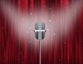 Theater curtain Royalty Free Stock Photo