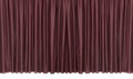 Theater curtain on a white background Royalty Free Stock Photo