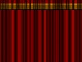 Theater curtains Royalty Free Stock Photo