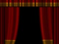 Theater curtains Royalty Free Stock Photo