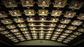 Theater lights and architectural design cinema