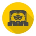 Theater logo, Theater icon Royalty Free Stock Photo