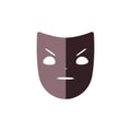 Theater Mask Icon Royalty Free Stock Photo