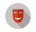Theater mask icon Royalty Free Stock Photo