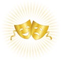 Theater masks Royalty Free Stock Photo