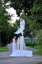 Theater performance in a Vienna garden