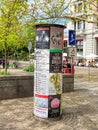 Theater playbills in Zurich, Switzerland