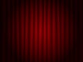 Theater red drape background . Theatre scene