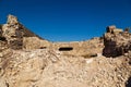 Theater ruins where music concerts are held in the ancient city of Knidos, one of the ancient cities of Anatolia