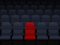 Theater seats Royalty Free Stock Photo