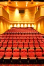 Theater seats in hall Royalty Free Stock Photo