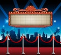 Theater sign billboard frame design