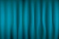 Theater stage blue curtain vector background Royalty Free Stock Photo