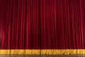 Theater stage curtain Royalty Free Stock Photo