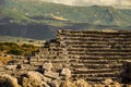 Theater view of ancient city of Xanthos - Letoon Xantos, Xhantos, Xanths in Kas, Antalya, Turkey