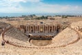 Ruins of the Theatre in ancient Hierapolis in Turkey.