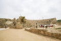 Ancient Roman Theater of Caesarea in Israel Royalty Free Stock Photo