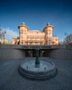 Theatre building in Kaposvar, Hungary Royalty Free Stock Photo