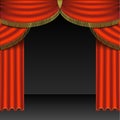 Theatre Courtains 04 Royalty Free Stock Photo