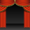 Theatre Courtains 04 Royalty Free Stock Photo