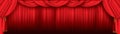 Theatre curtains Royalty Free Stock Photo
