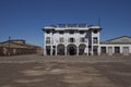 Derelict mining town in the Atacama Desert, Chile Royalty Free Stock Photo