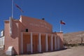 Derelict mining town in the Atacama Desert, Chile Royalty Free Stock Photo