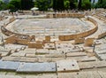 Theatre of Dionysus at Acropolis of Athens. Attica region, Greece. Royalty Free Stock Photo