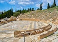 Theatre of Dionysus at Acropolis of Athens. Attica region, Greece. Royalty Free Stock Photo