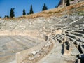 The Theatre of Dionysus Eleuthereus of the Athenian Acropolis. Athens, Greece.