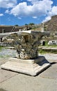 Ancient City and Ruins in Izmir during sunny day Royalty Free Stock Photo