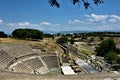 Ancient City and Ruins in Izmir during sunny day Royalty Free Stock Photo