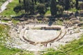 Theatre of Dionysus under Acropolis in Athens Royalty Free Stock Photo