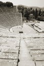 Theatre of Epidaurus, Greece Royalty Free Stock Photo