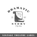 Theatre label template