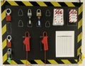 Theatre Lighting Technical Electrician Electrical Lockout Tagout Station Power Switch Keys Locks Tags Signs Signages Safety Operat