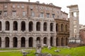 The Theatre of Marcellus Theatrum Marcelli or Teatro di Marcello. Ancient open-air theatre in Rome Royalty Free Stock Photo