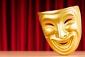 Theatre mask on the background Royalty Free Stock Photo