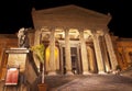 Theatre Massimo by night Royalty Free Stock Photo