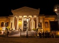Theatre Massimo by night Royalty Free Stock Photo
