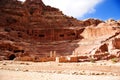 Theatre at Petra, Jordan Royalty Free Stock Photo