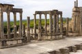 Theatre in roman era ruins, Dougga, Tunisia